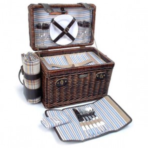 Picnic and Beyond Willow Picnic Basket - The Brio Collection - A For 2