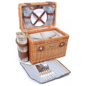 Picnic and Beyond Willow Picnic Basket - The Brio Collection - B For 2