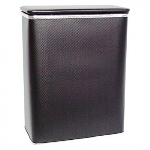 Budget Series Vinyl Hamper - Black/Silver WCR-1390BKSV