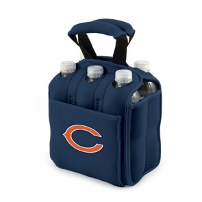 Picnic Time NFL Highlander 21" Rattan & bamboo basket  Cleveland Browns-Chicago Bears Navy