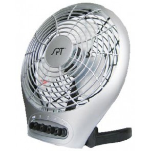 Sunpentown SF-0703: Desktop Fan with Ionizer (7")