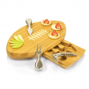 Picnic Time Quarterback Cutting Board Bamboo