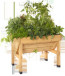 VegTrug Elevated Garden with Wooden Frame with Plants